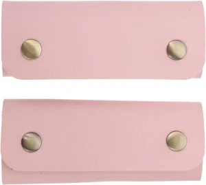 2pcs Bag Handle Wrap Luggage Handle Cover for Travel Pu Leather Sleeve Bag Accessories