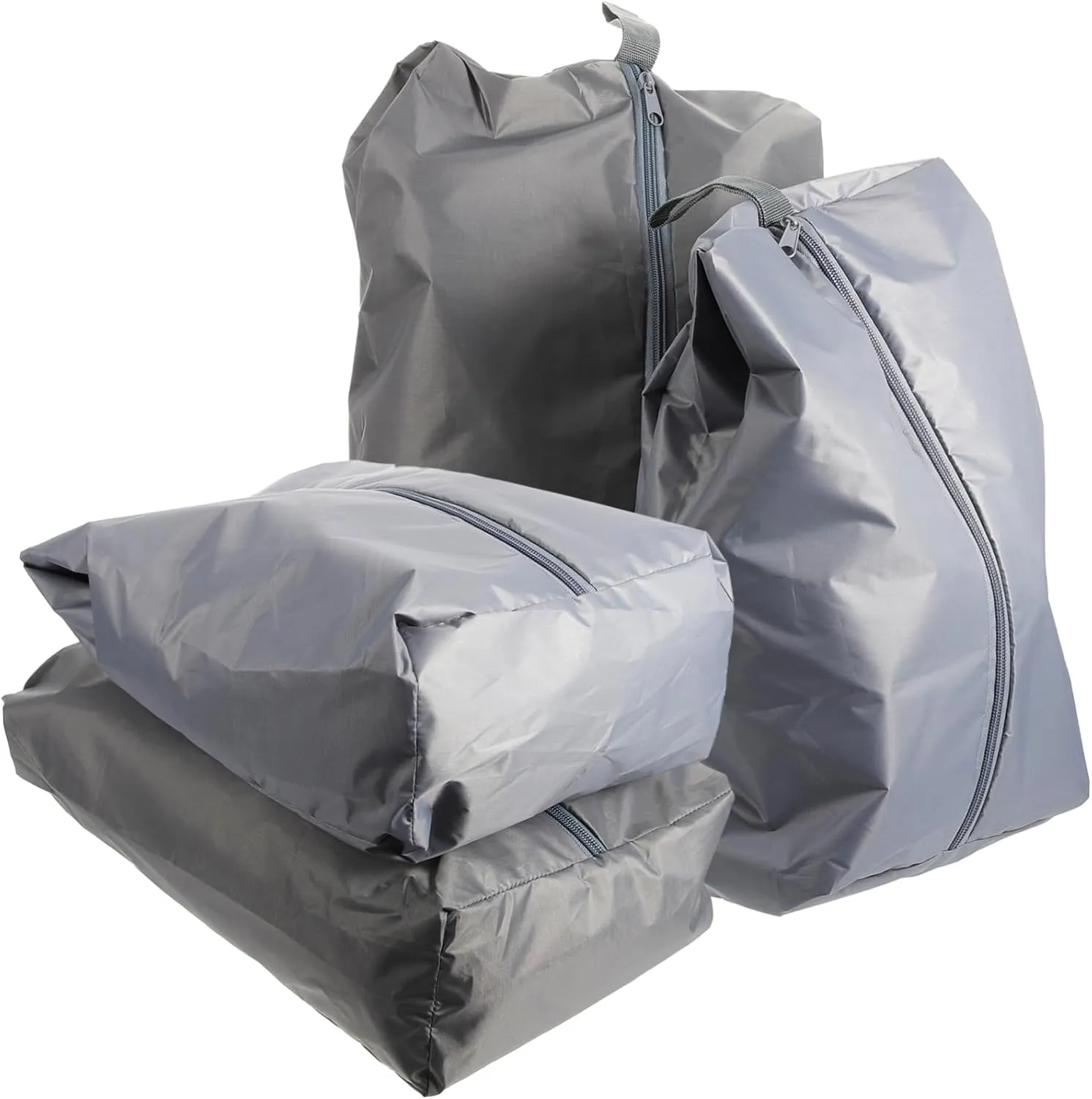 4 Pcs Portable Waterproof Storage Bag Travel Shoe Organizer Space Saving for Large Shoes Outdoor Sports Garment Bag for Clean Dust- Storage