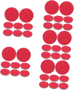 Angoily 5sets Bowling Kit Multi-use Polishing Pieces for Bowling Balls and Accessories 8pcs*5