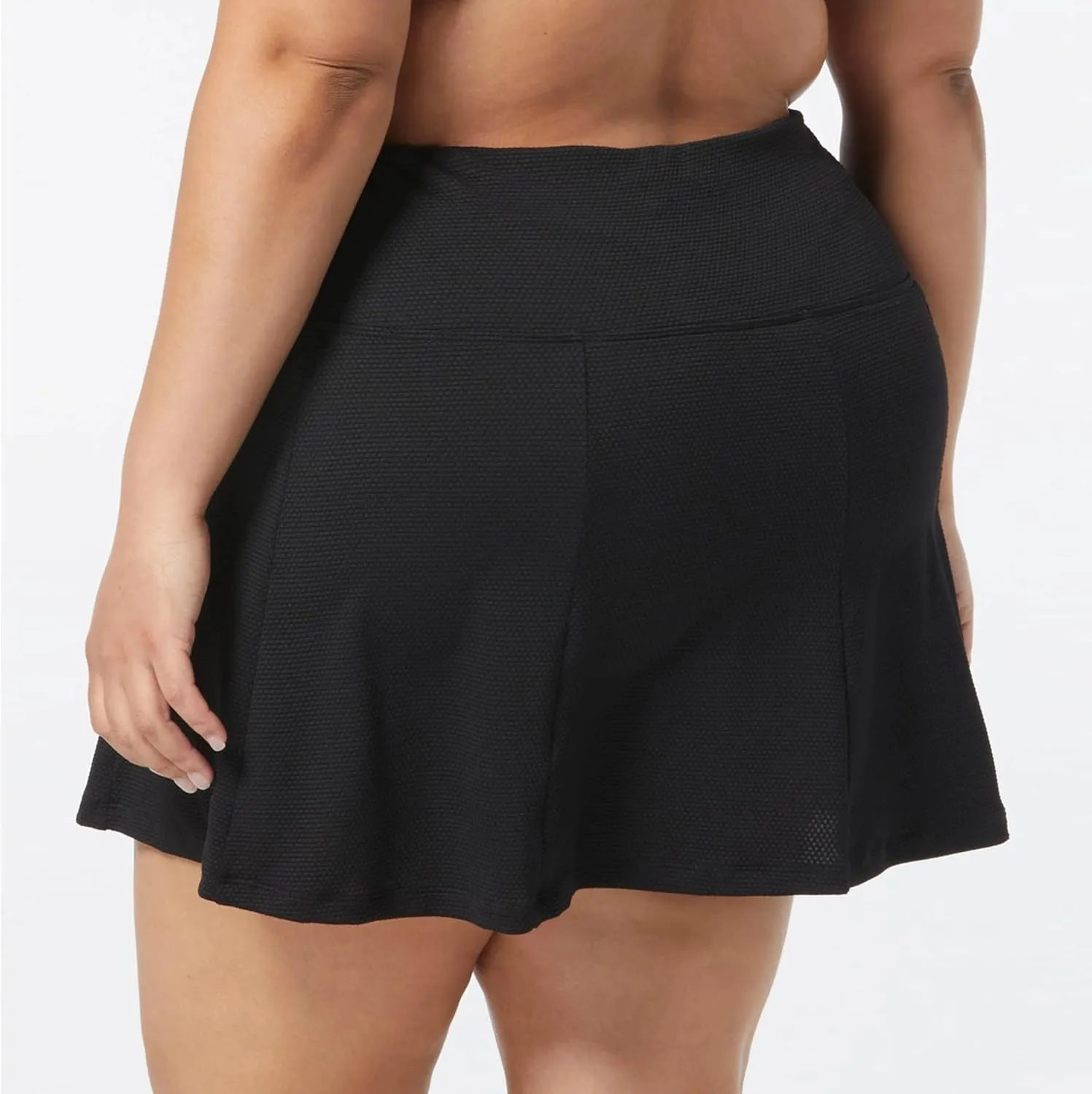 BEACH HOUSE Olivia Princess Seam Plus Size Swim Skort  High Waisted Swimsuit Skirt