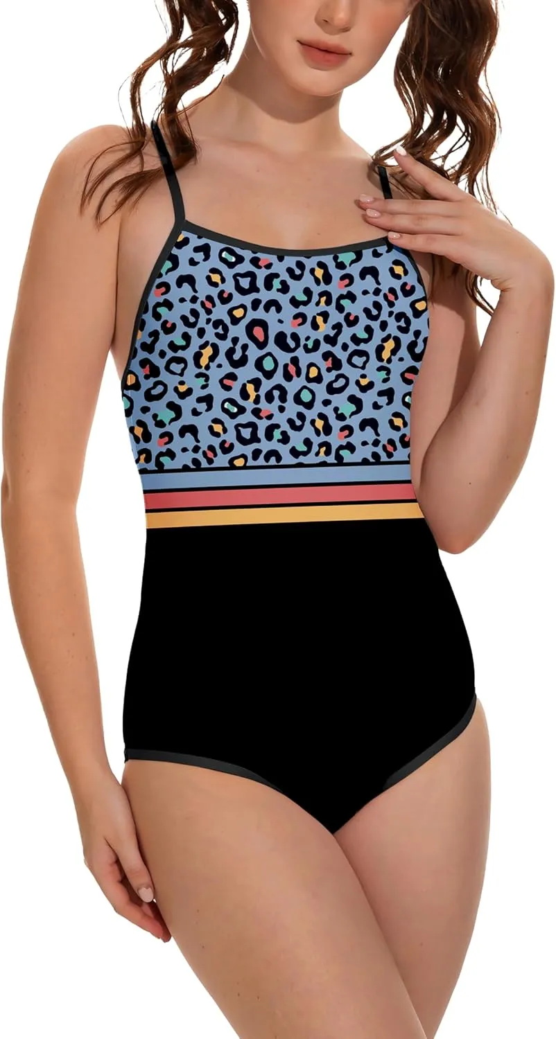 Beautikini Period Swimwear - One Piece Bathing Suit Menstrual Leakproof Swimsuit for Teen Girls and Women