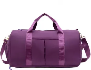 Bowling Roller Bags Outdoor Waterproof Nylon Sports Gym Bags Men Women Training Fitness Travel Handbag Yoga Mat Sport Bag with Shoes Compartment