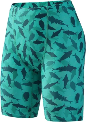 Boys Swim Jammers Boys Jammers for Swimming Youth Compression Swim Shorts Kids Athletic Swim Jammer Swimsuit