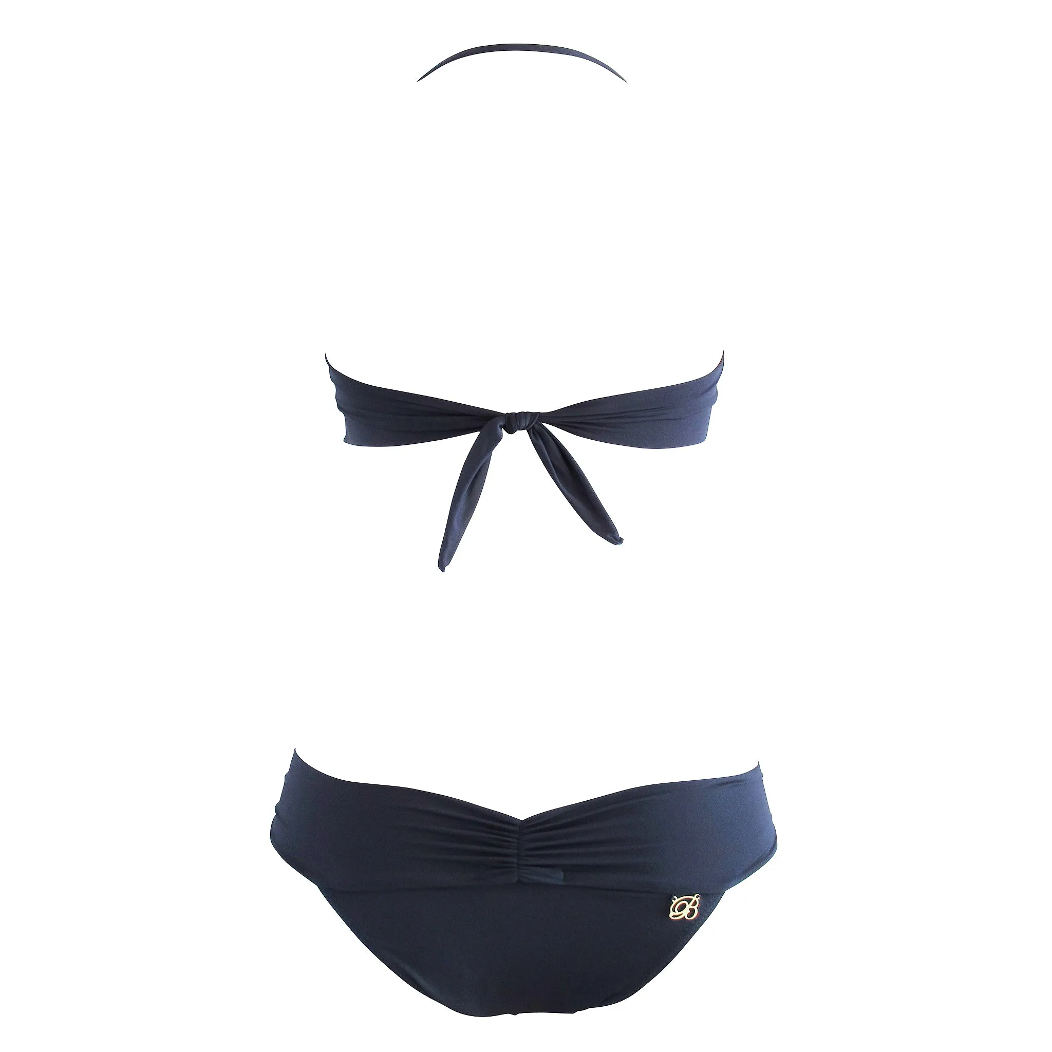 Brigitte Dani Bandeau Bikini - Navy Blue