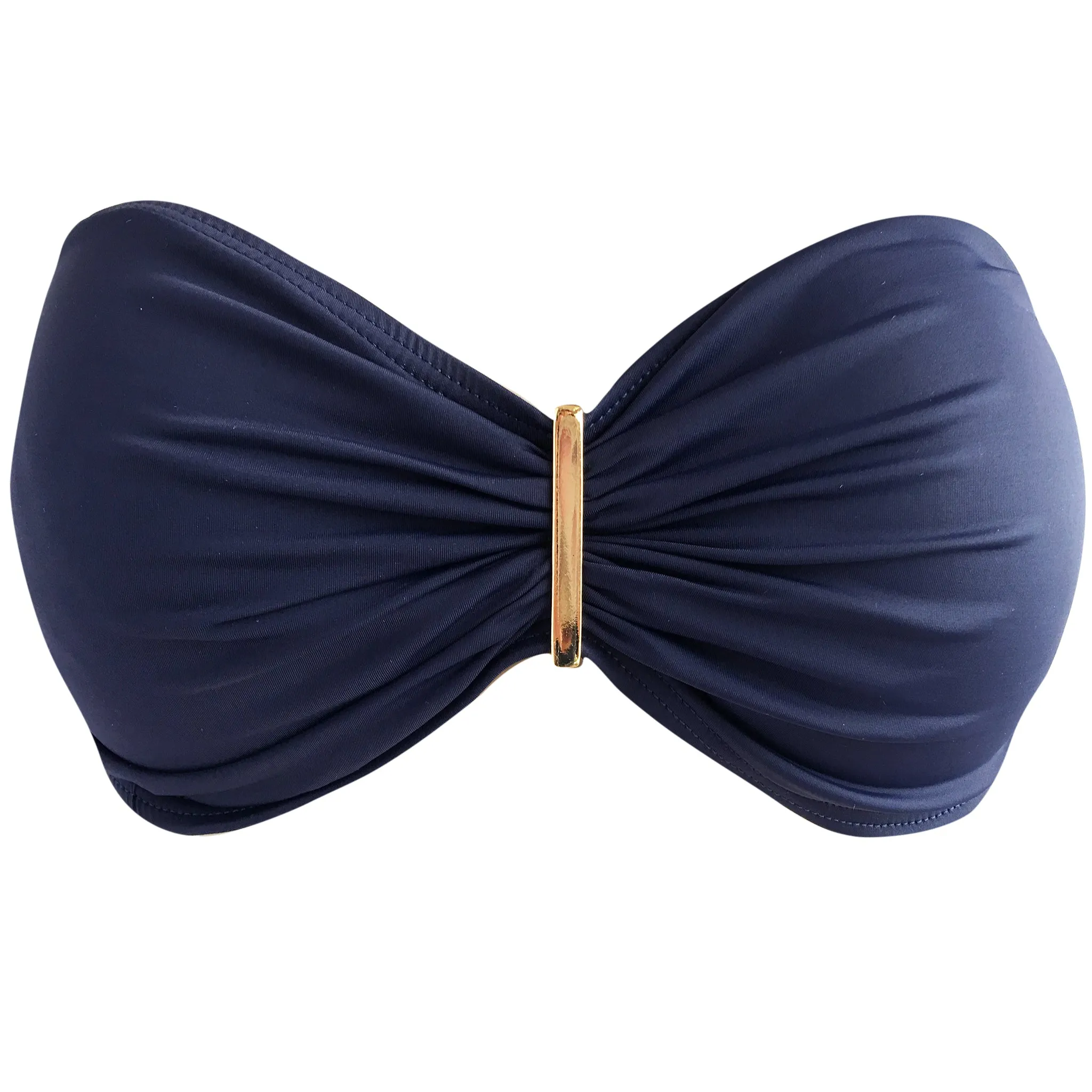 Brigitte Dani Bandeau Bikini - Navy Blue