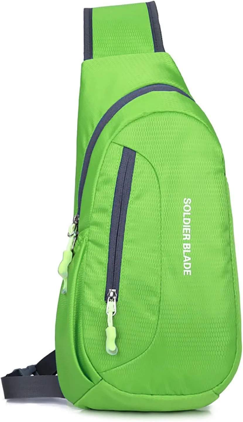 Chest Strap Small Folding Pack for Walking Man Women Outdoor Multifunctional Sling Backpack Fashionable Casual