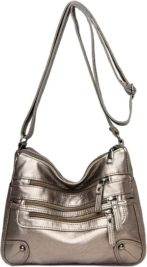 Crossbody Purse for Women Women Soft Leather Shoulder Bags Layer Classic Crossbody Bag Luxury Designer Handbag