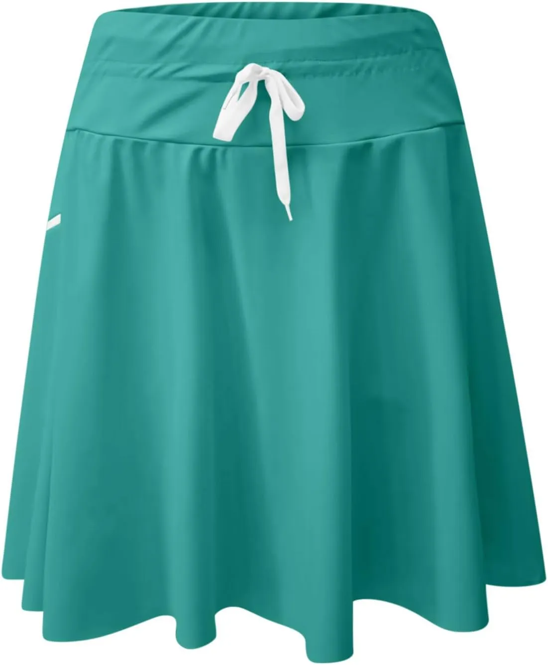 DDAPJ pyju Women's High Waisted Swim Skirt Tummy Control Tankini Swimsuit Skort Bathing Suit Bottoms with Zipper Pocket