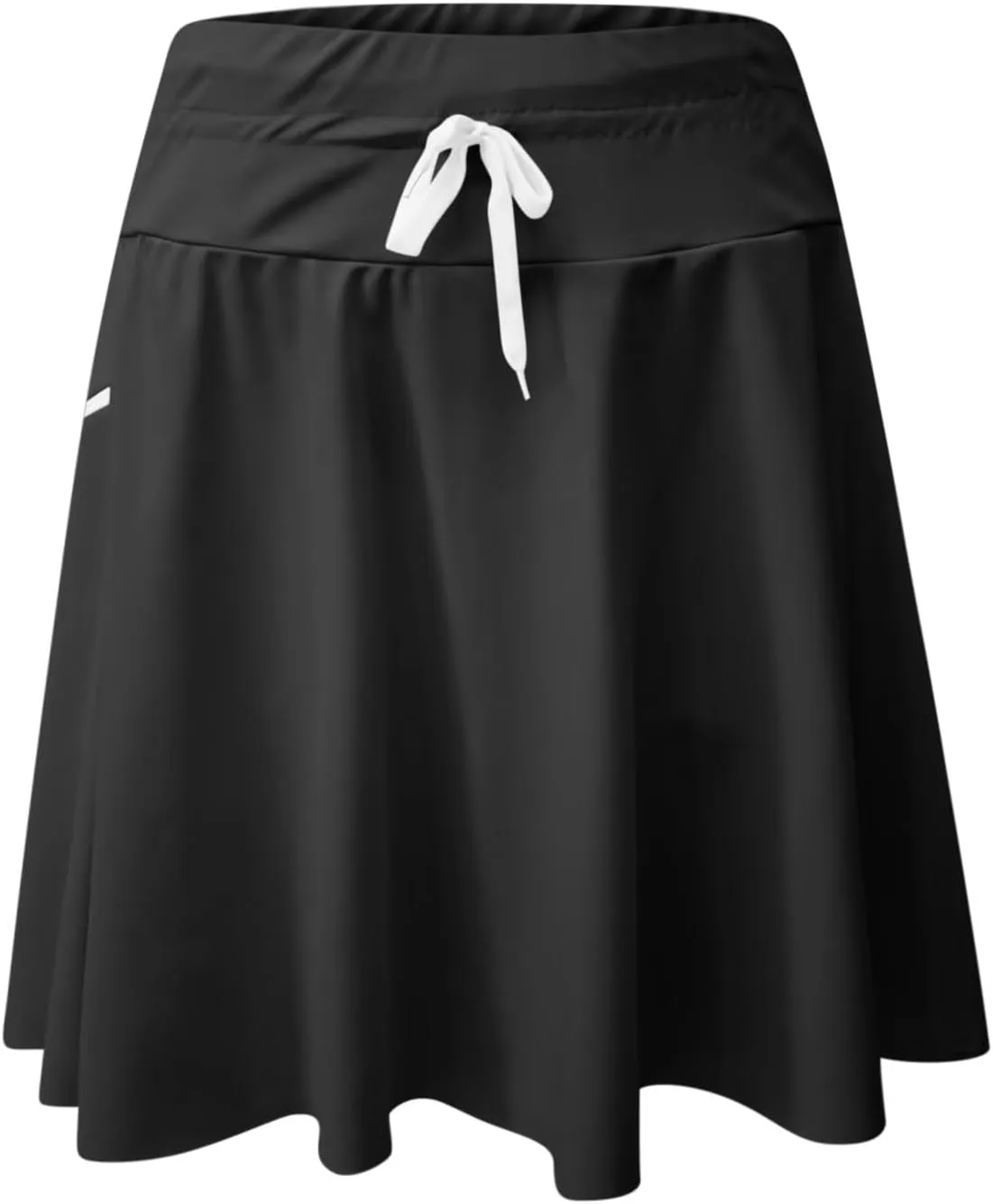 DDAPJ pyju Women's High Waisted Swim Skirt Tummy Control Tankini Swimsuit Skort Bathing Suit Bottoms with Zipper Pocket