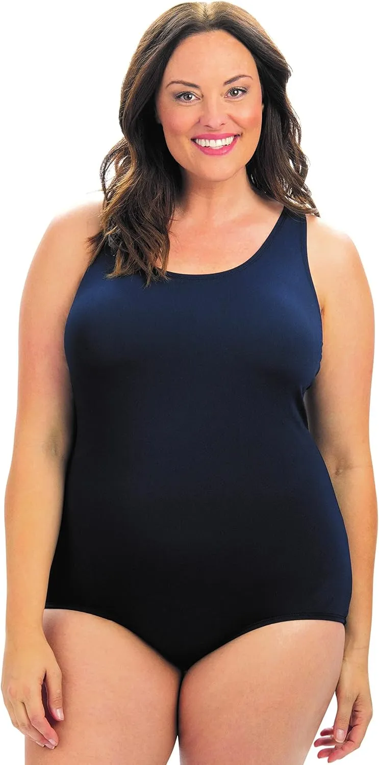 Dolfin Aquashape Women's One Piece Swimsuit Full Coverage Shaping Lap Suit