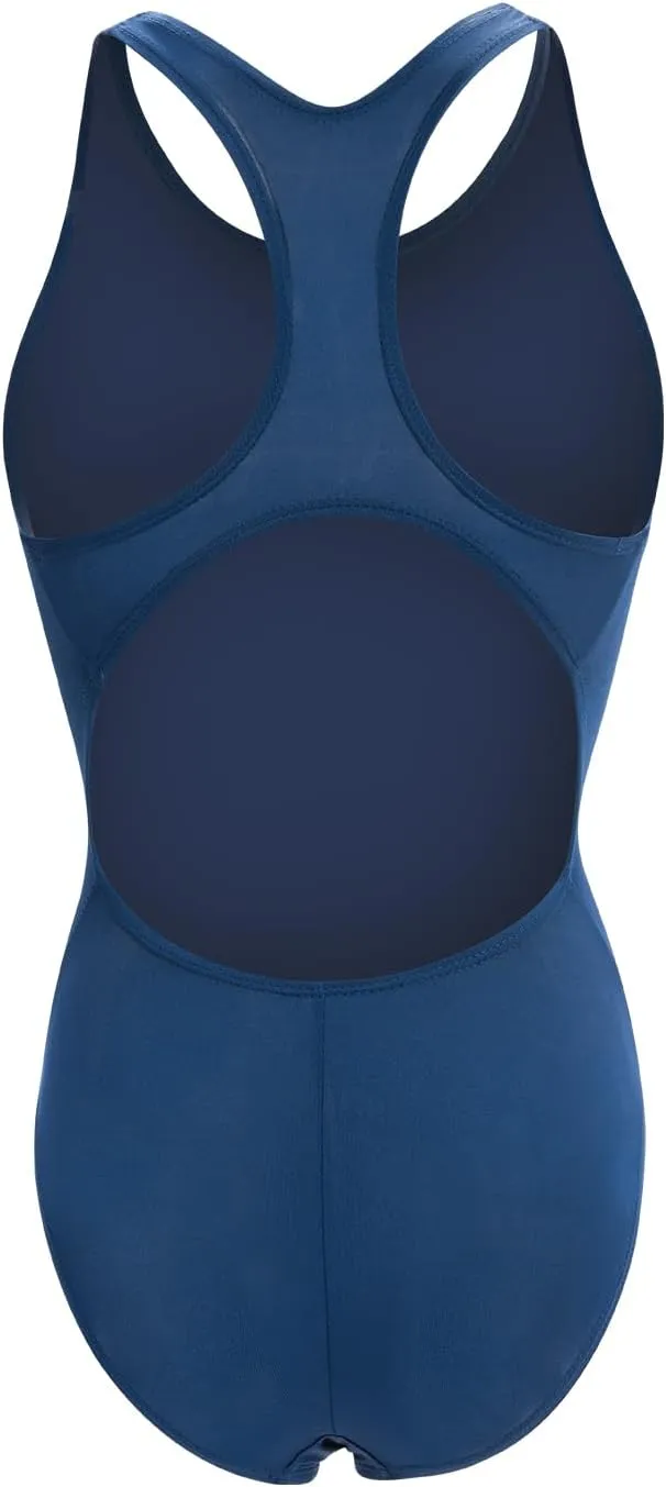 Dolfin Swimwear Athletic One Piece Swimsuit - Pro Racerback Straps and Keyhole Back for Training, Sports, and Fitness