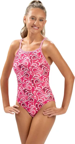 Dolfin Uglies One Piece Swimsuit - Athletic Practice Swimwear for Training, Sports, and Fitness