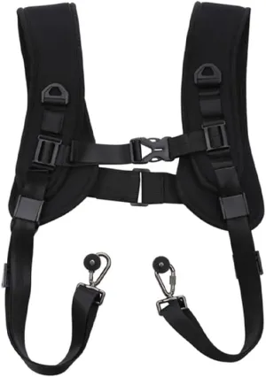 Double Shoulder Camera Strap Harness & Multi-Function Waist Belt Adjustable for DSLR Camera Photography Accessories