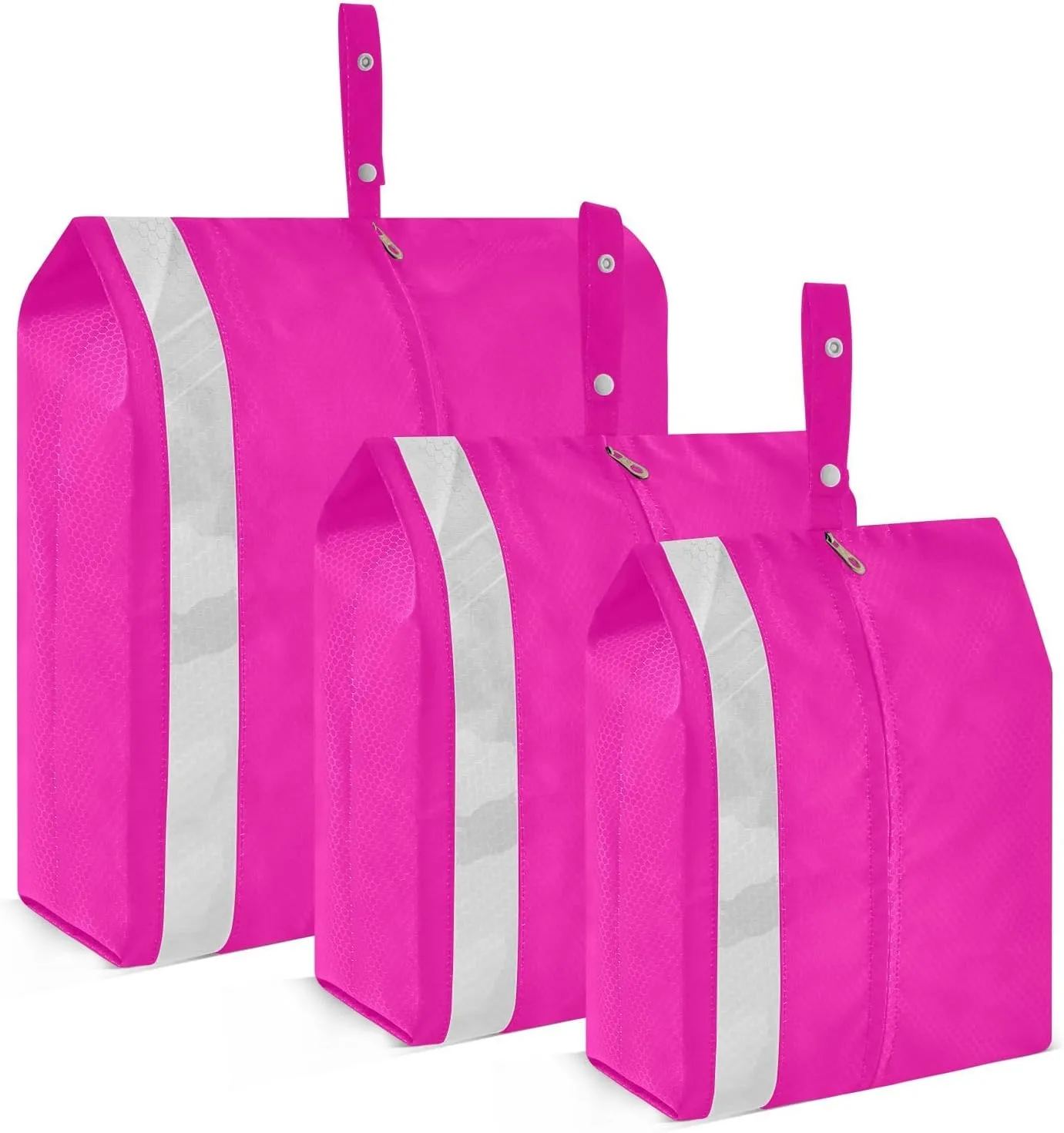 Fuchsia Travel Packing Bags Clothing Underwear Bag Suitcase Organizer Bags Set for Travel Accessories