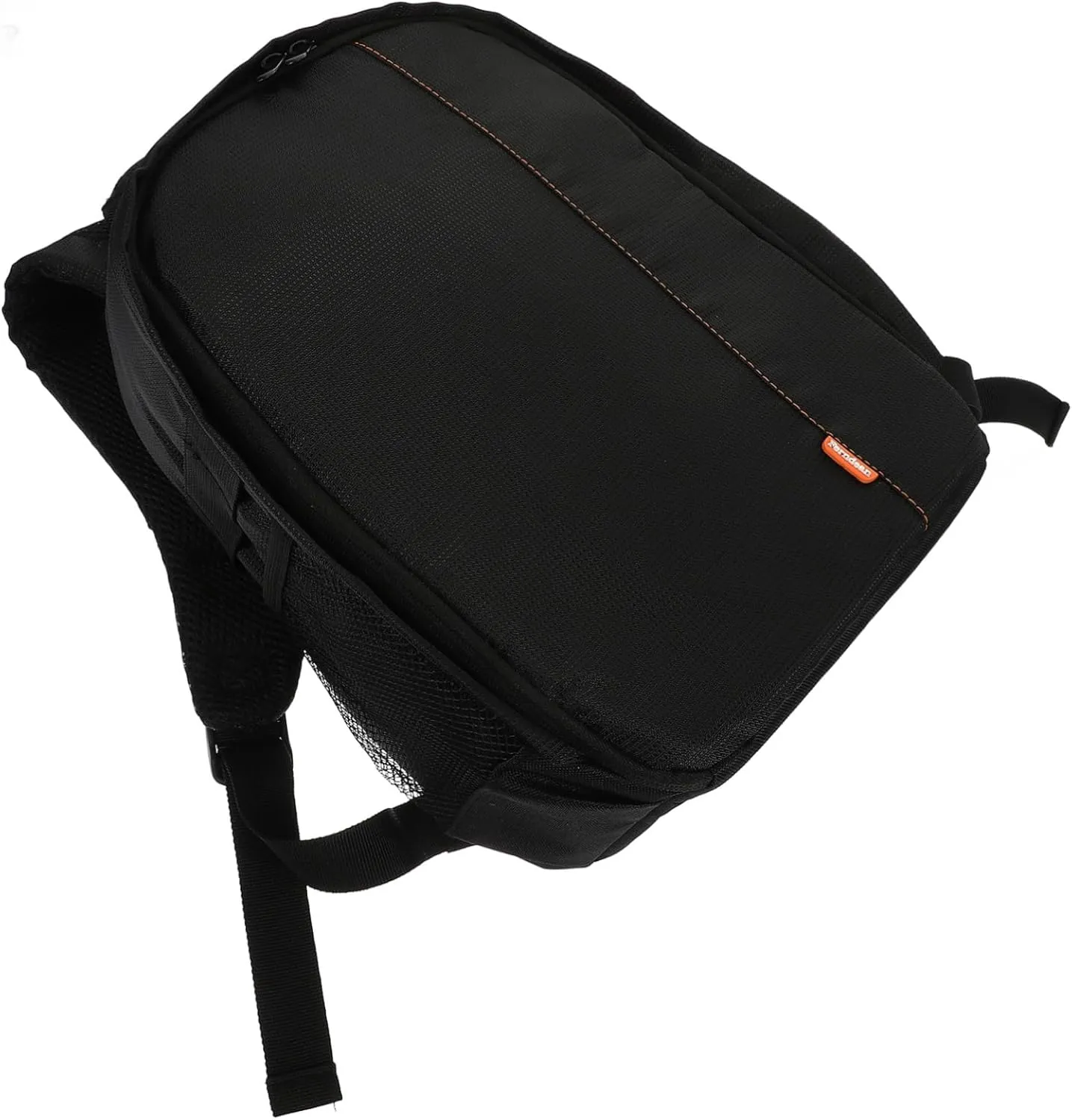 Gadpiparty Outdoor Camera Bag Digital Camera Case Small Zipper Backpack Black Exterior Orange Interior