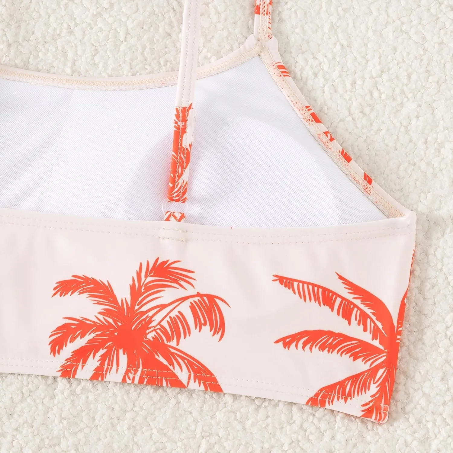 Girls' Swimsuit, Girls Bikini Adjustable Shoulder Strap with Lace Swimsuit Set 7-16Y