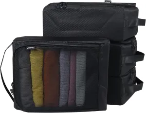 Gloppie 4-Pack Packing Cubes for Luggage - Organizer Suitcase Bags Set - Carry On Travel Accessories