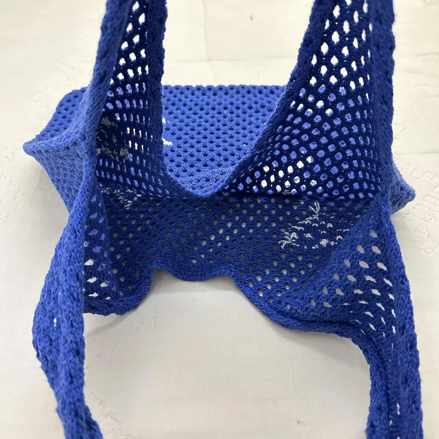 Hangbag for Women Crochet Beach Crossbody Shoulder Bags Cute Grunge Tote Bag Accessories Girl Aesthetic