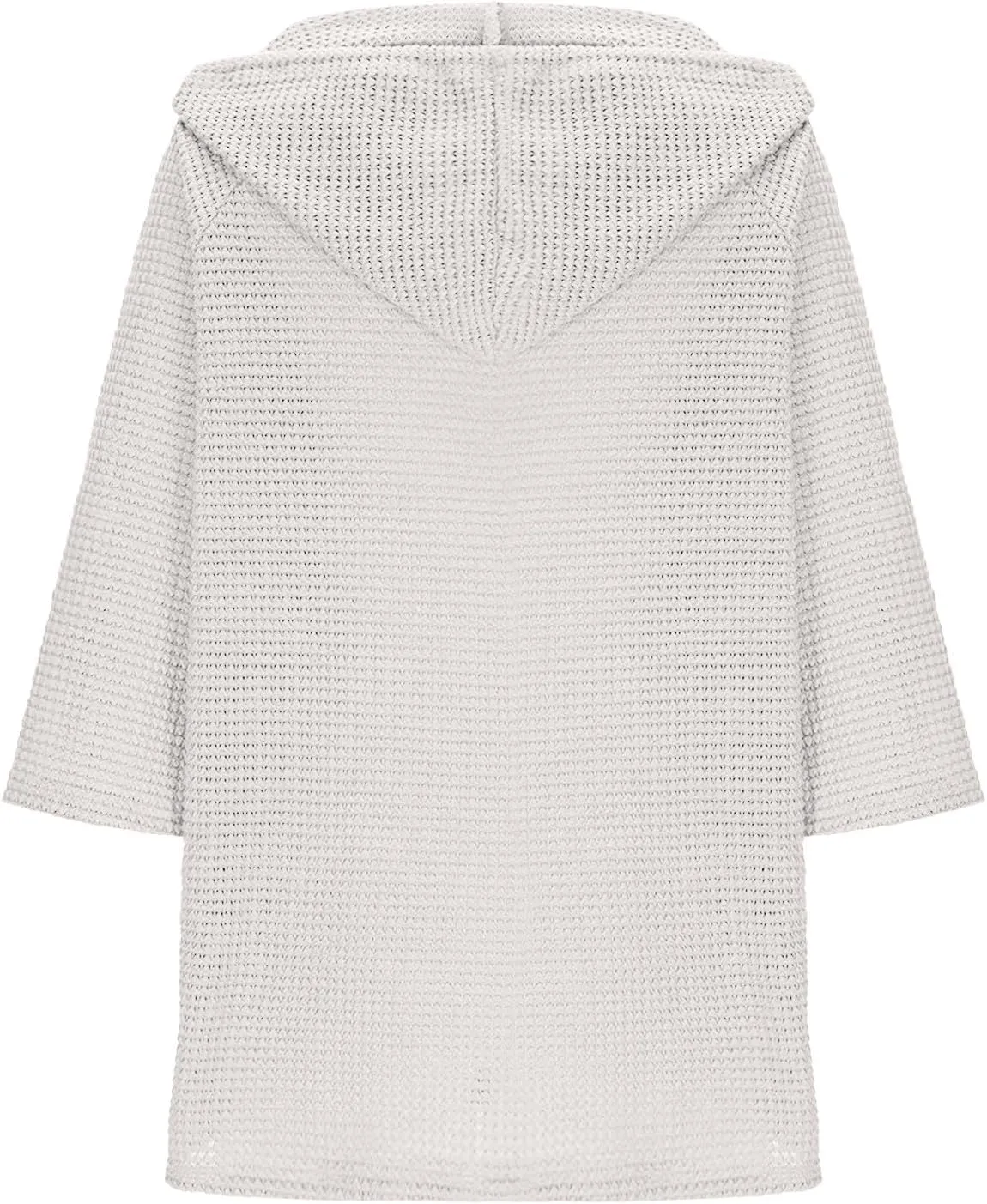 Henley Shirts for Women 3/4 Length Sleeve Button Summer Waffle Hoodies Pullover Cute Vneck Tops Elbow Sleeve Shirts