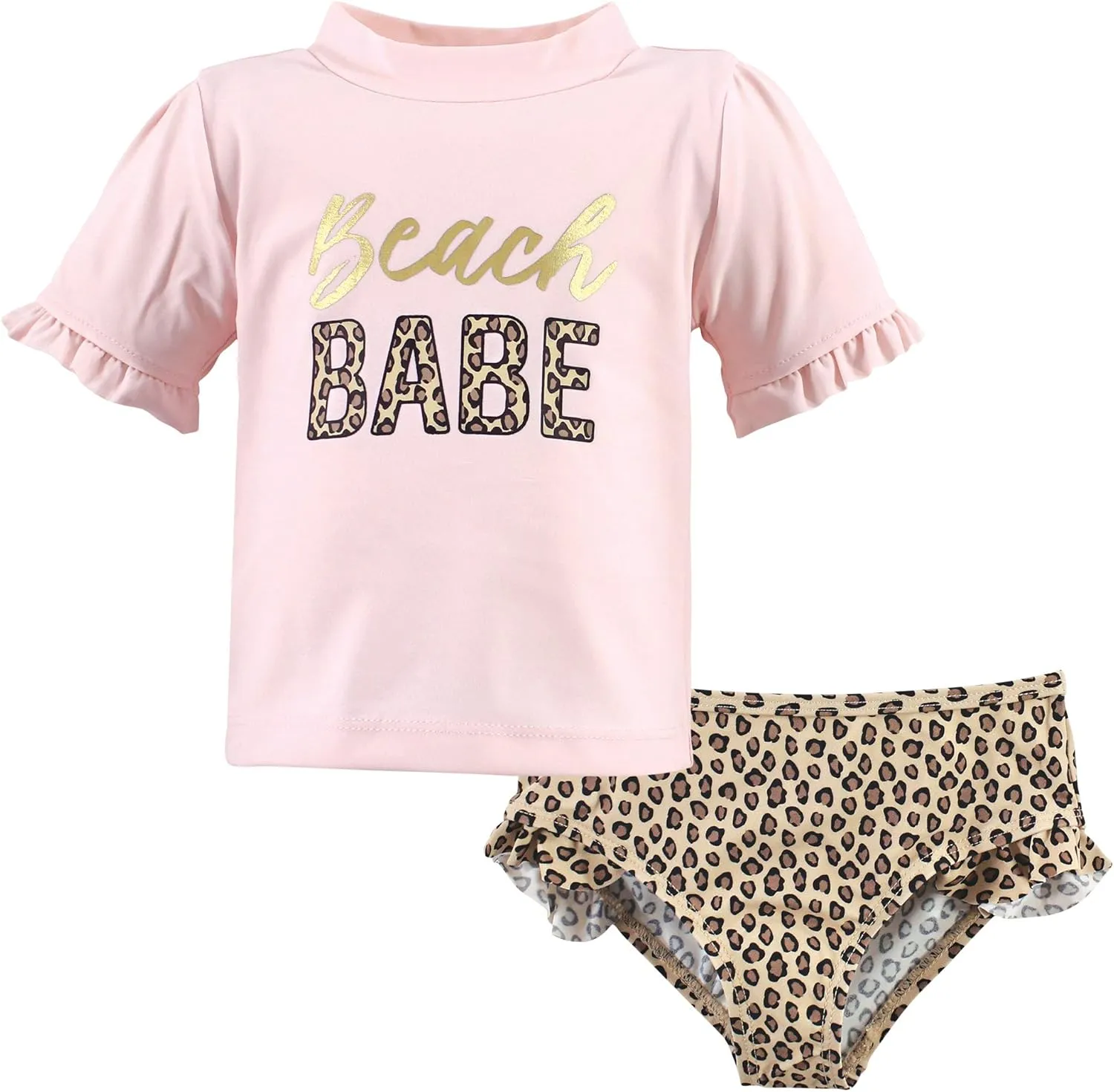 Hudson Baby Unisex Baby Swim Rashguard Set