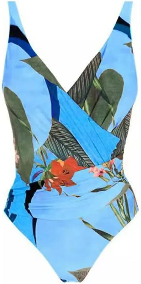 IBTOM CASTLE Women One Piece Swimsuit with Long Cover up Wrap Skirt Two Piece Bathing Suit Retro Monokini Summer Beach Outfit