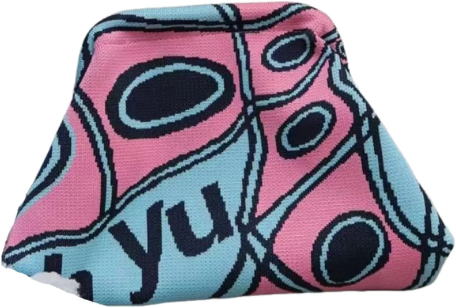 Knit Evening Party Clutch Purses Women Y2k Accessories Mini Handbag Beach 2025 Summer Fashion Trends