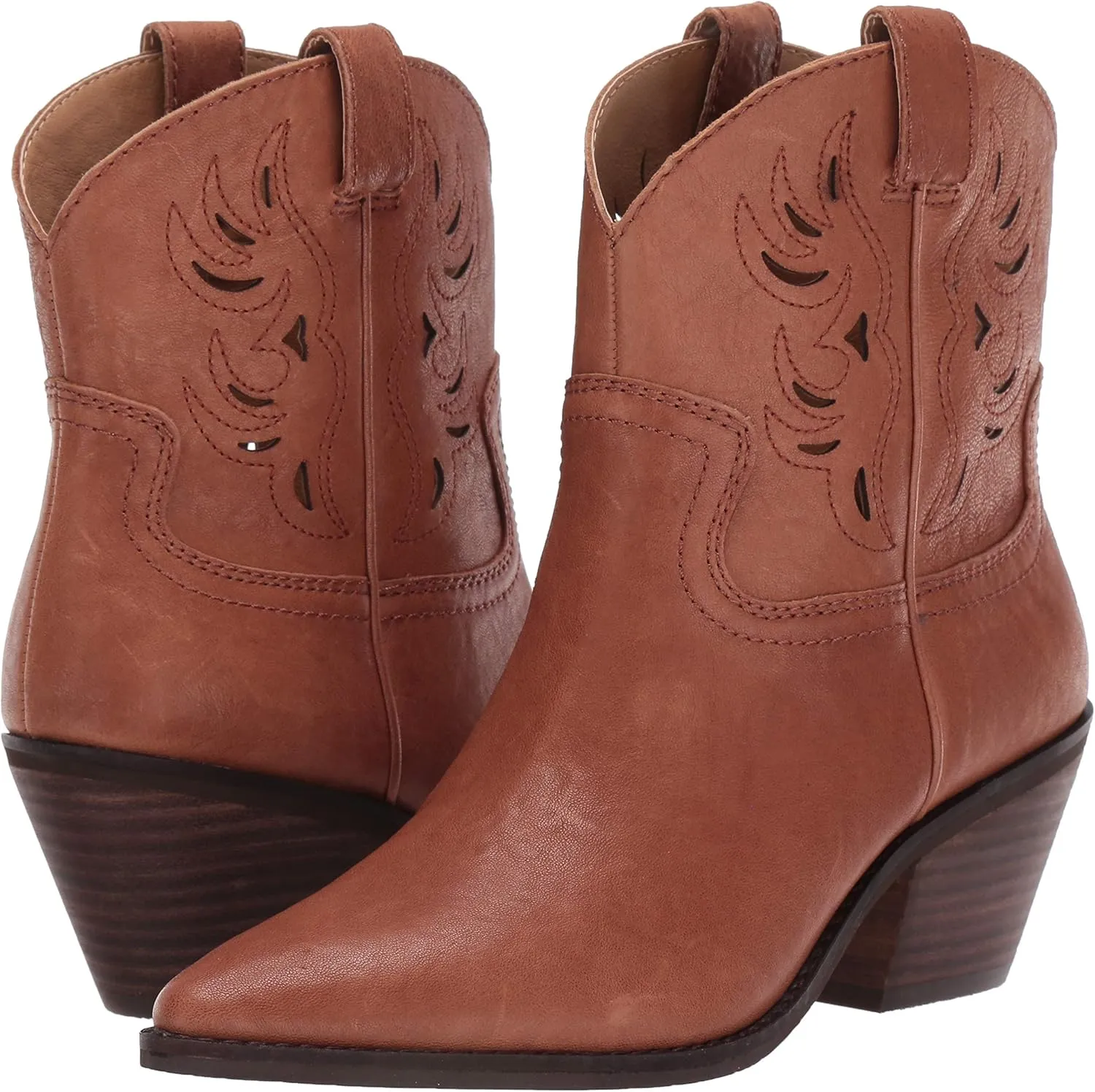 Lucky Brand Women's Talouse Synthetic Western Bootie Shoes