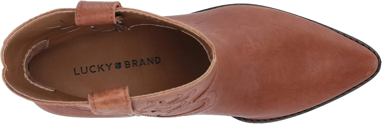 Lucky Brand Women's Talouse Synthetic Western Bootie Shoes