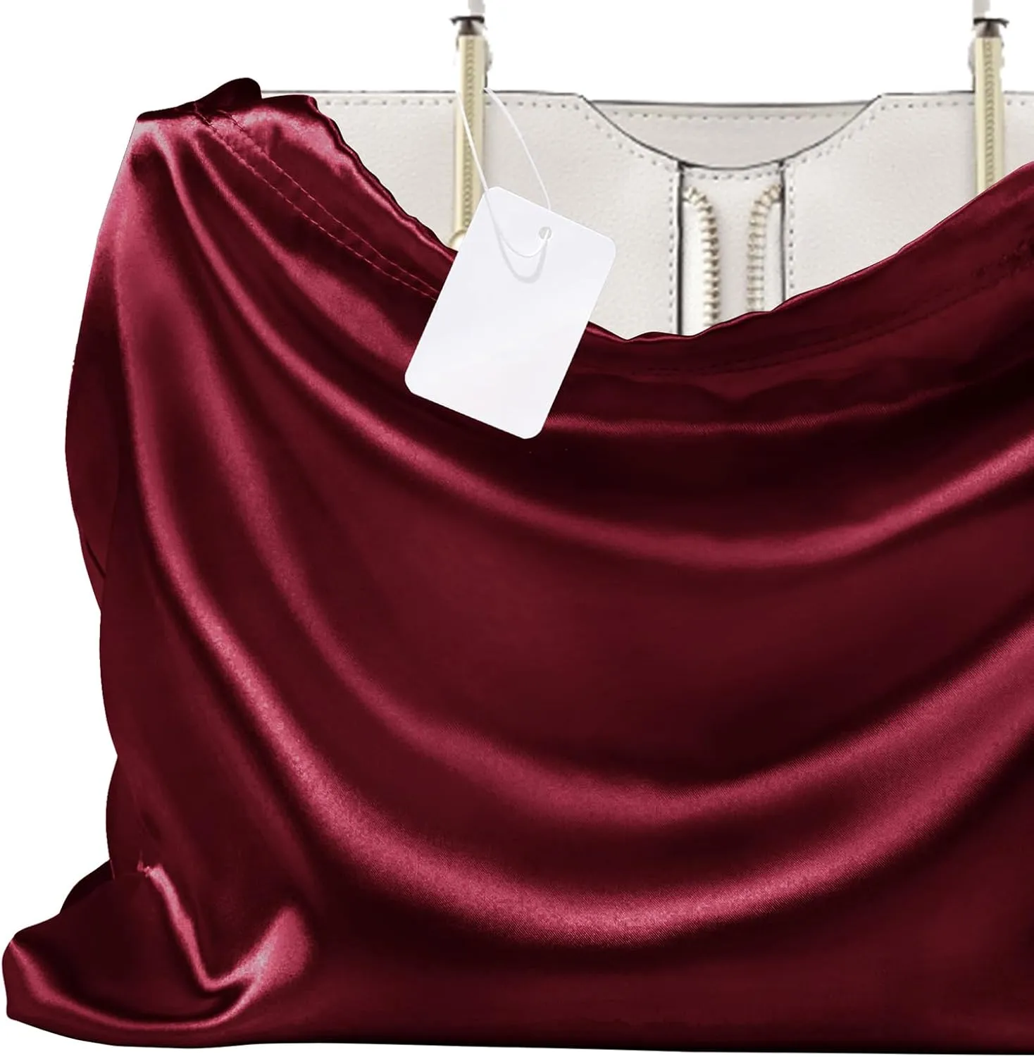 P Pothuiny 2 Pcs Satin Dust Bags for Handbags