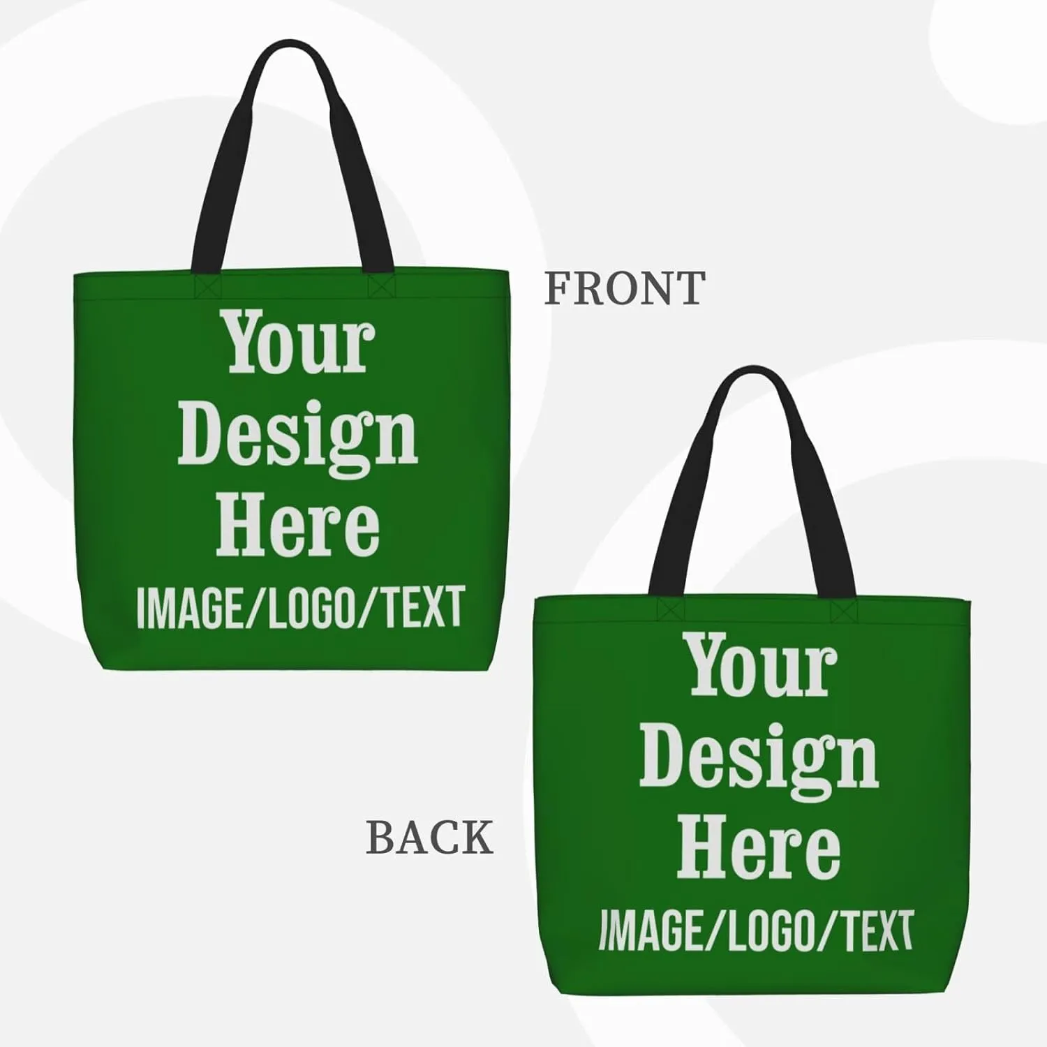 Personalized Tote Bag Custom Tote Bags with Logo Design Your Own Image Custom Bag