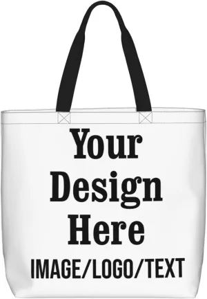 Personalized Tote Bag Custom Tote Bags with Logo Design Your Own Image Custom Bag