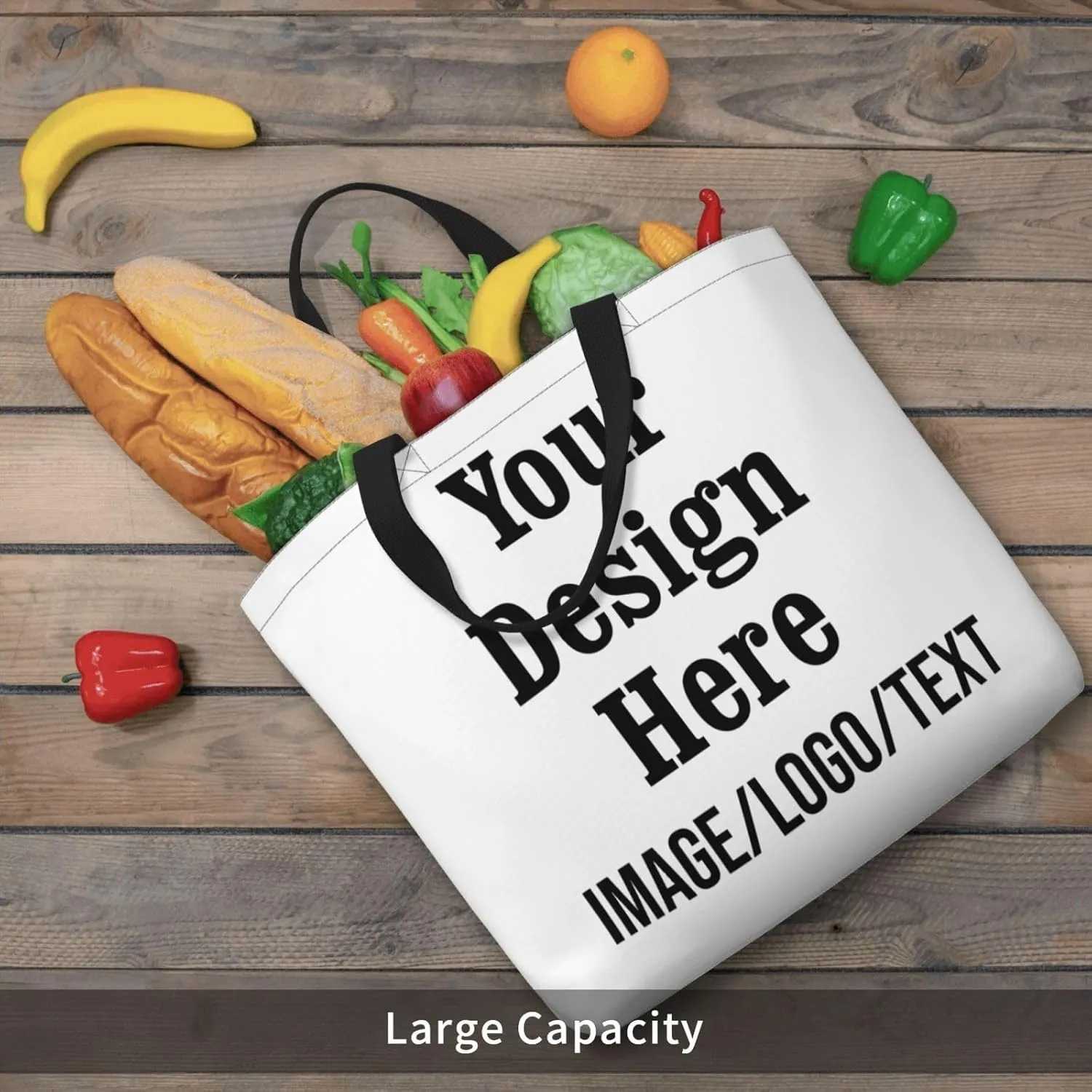 Personalized Tote Bag Custom Tote Bags with Logo Design Your Own Image Custom Bag
