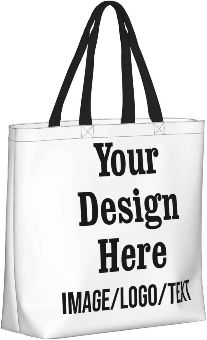 Personalized Tote Bag Custom Tote Bags with Logo Design Your Own Image Custom Bag