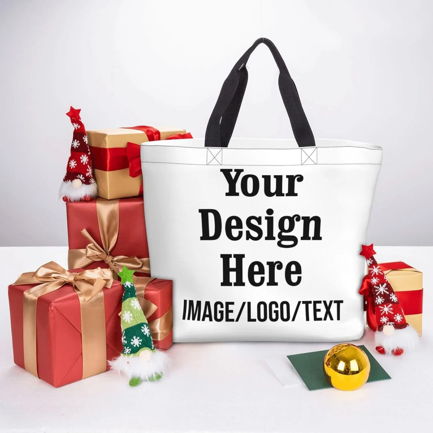 Personalized Tote Bag Custom Tote Bags with Logo Design Your Own Image Custom Bag