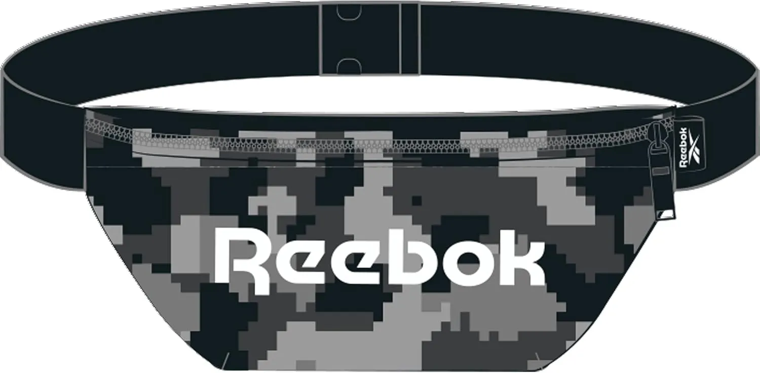 Reebok Unisex Act Core Graphic Waist Bag Training Athletics Black Accessories H36565 New (One Size)