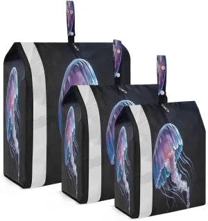 Sea Jellyfish Compression Packing Cubes Luggage Organizer Bags for Travel Suitcase Organizer for Travel Accessories