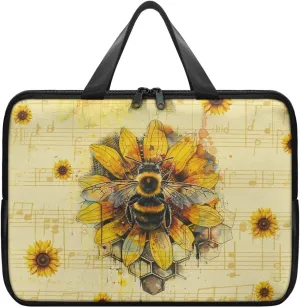 SEANATIVE Waterproof Computer Bag with Zipper Laptop Bag Tablet Shoulder Bag Computer Accessories Briefcase Handbag