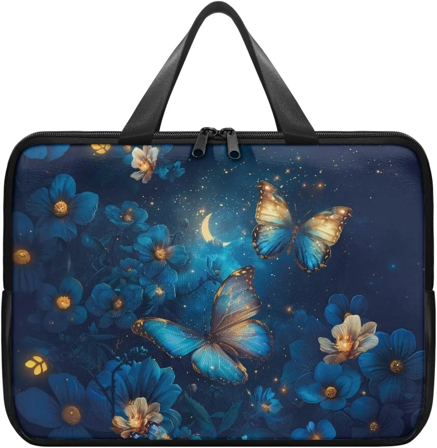 SEANATIVE Waterproof Computer Bag with Zipper Laptop Bag Tablet Shoulder Bag Computer Accessories Briefcase Handbag