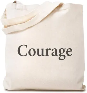 Speedy Pros Canvas Tote Bag for Women Courage Inspiration & Motivation Faith Beach Bags for Women