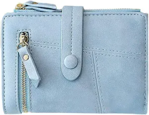Tote Bag For Women Mini Blue Wallets Short Holder Purses Fold Small Female Card Purse Wallet For Shopping Travel Essential Y