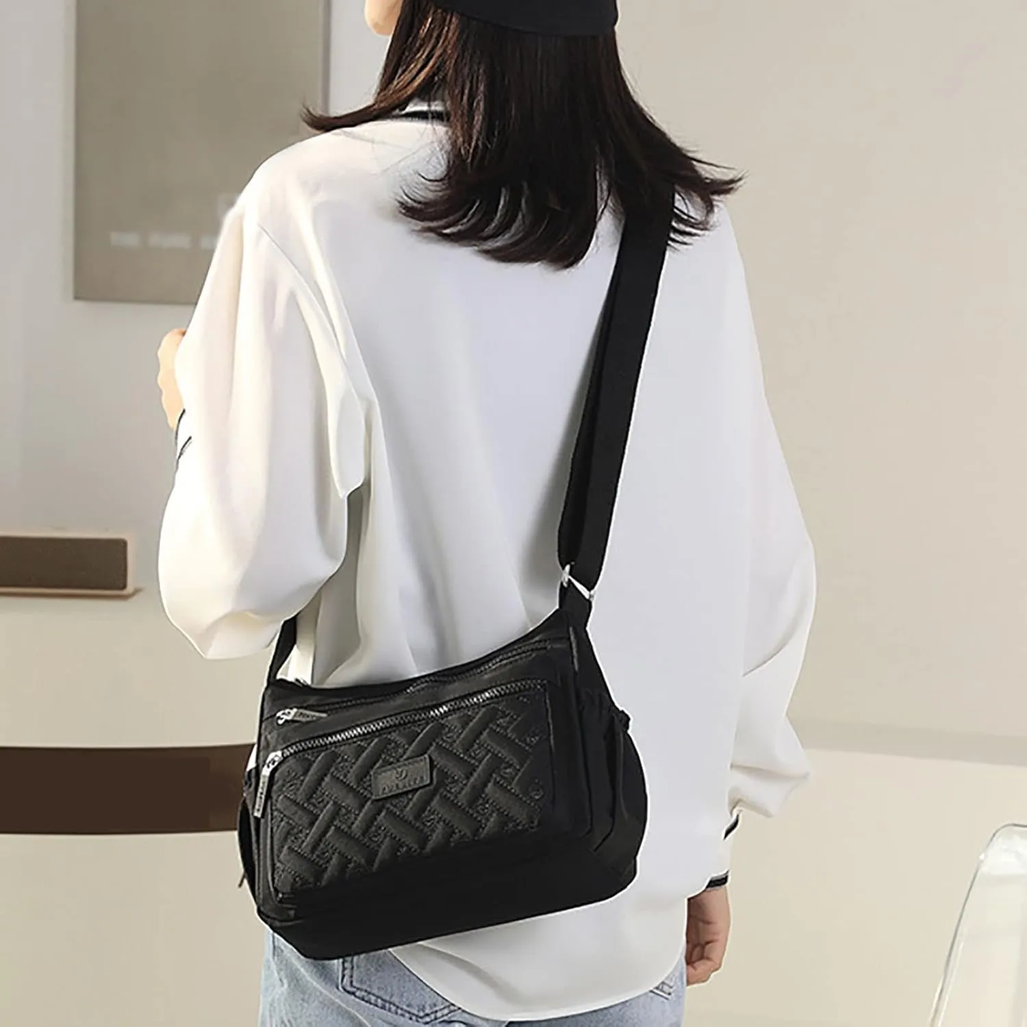 Tote Bag For Women Pocket Casual Crossbody Bag Shoulder Messenger Bag Handbag For Daily Use Shopping Travel Essential Z
