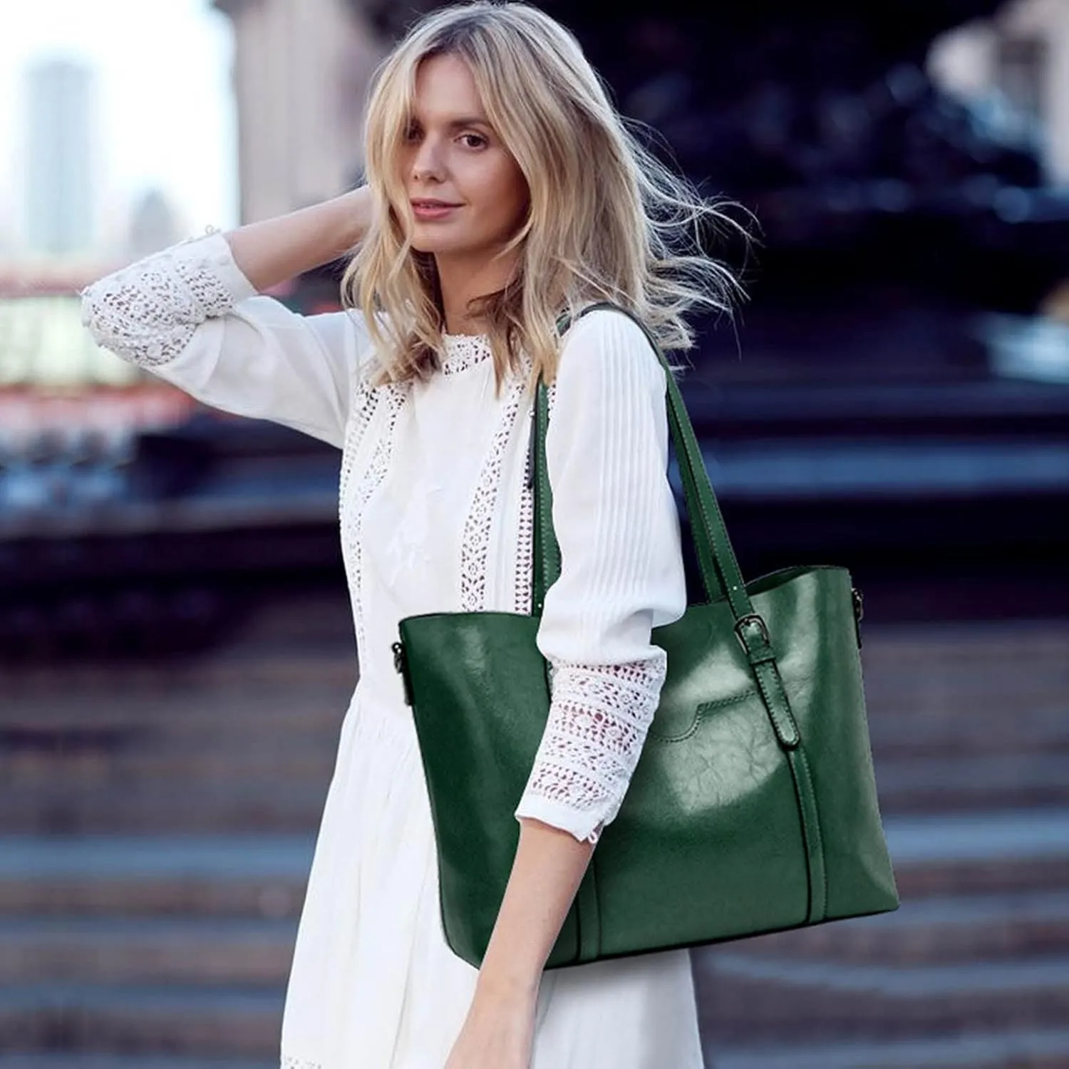 Tote Bag For Women Retro Hobo Handbags Woman Large Designer Ladies Bag Pocket Purse Leather For Daily Shopping Travel X