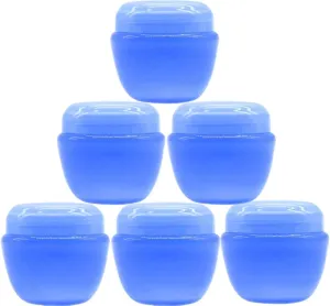 Travel Containers, Travel Accessories Bottles Containers for Cosmetic, Makeup, Body & Hand Cream, Lotion, Toiletries (Blue)
