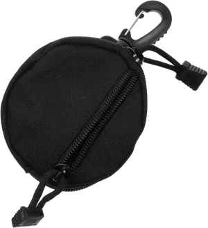 Travel Essential Compact Utility Storage Pouch Polyester Bag for Coins Cash Accessories Zipper Design