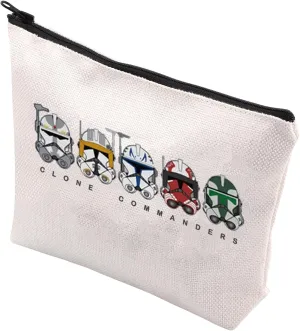 VAMSII S W Themed Gift Helmets Zipper Pouch Makeup Bag Gift For Cinephile (Five Helmets)