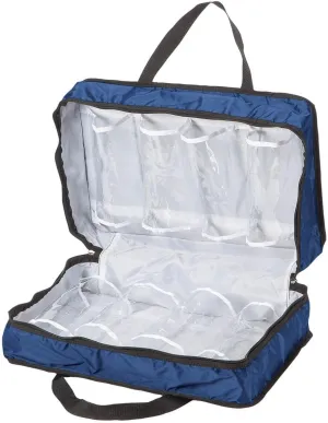 WalterDrake Blue Shoe Storage Travel Bag, 19.5 x 13.25 x 5.5