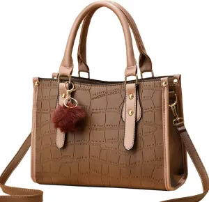 Womens Fashion Tote Bag Ladies Purse Satchel Shoulder Bags Tote Leather Bag Womens Bags for Work