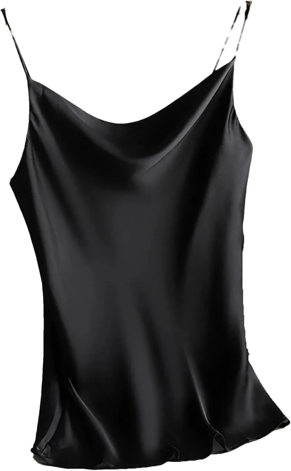 Women's Silk Satin Tank Tops for Women Trendy Summer Sexy Spaghetti Strap Sleeveless Camisole Camis Vest